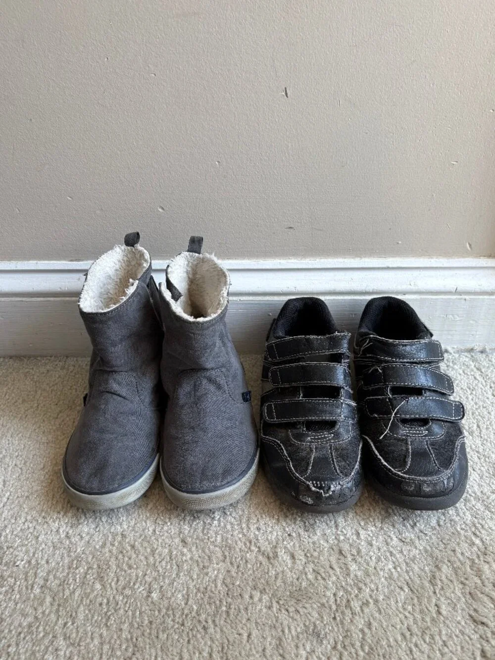 2 pairs of kids shoes, size 13